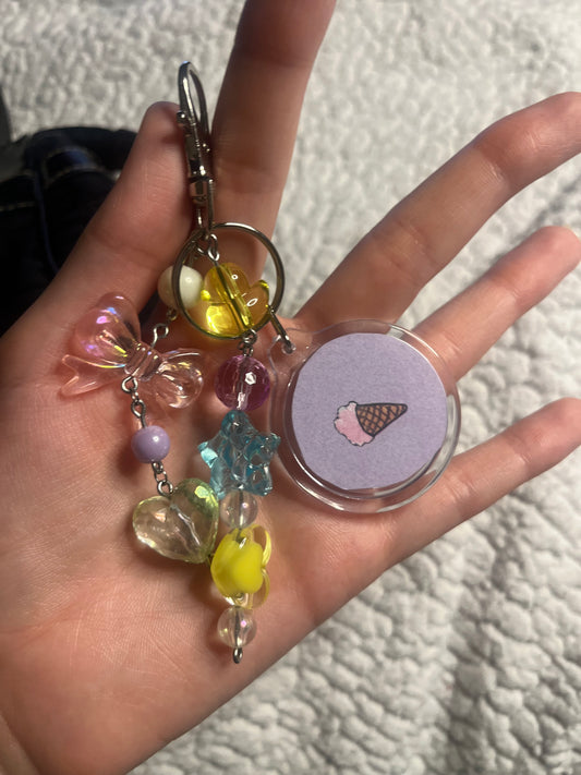 Ice Cream Bag Charm