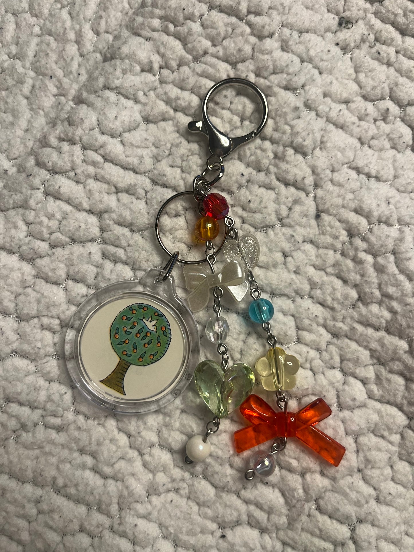 Dove In The Tree Bag Charm