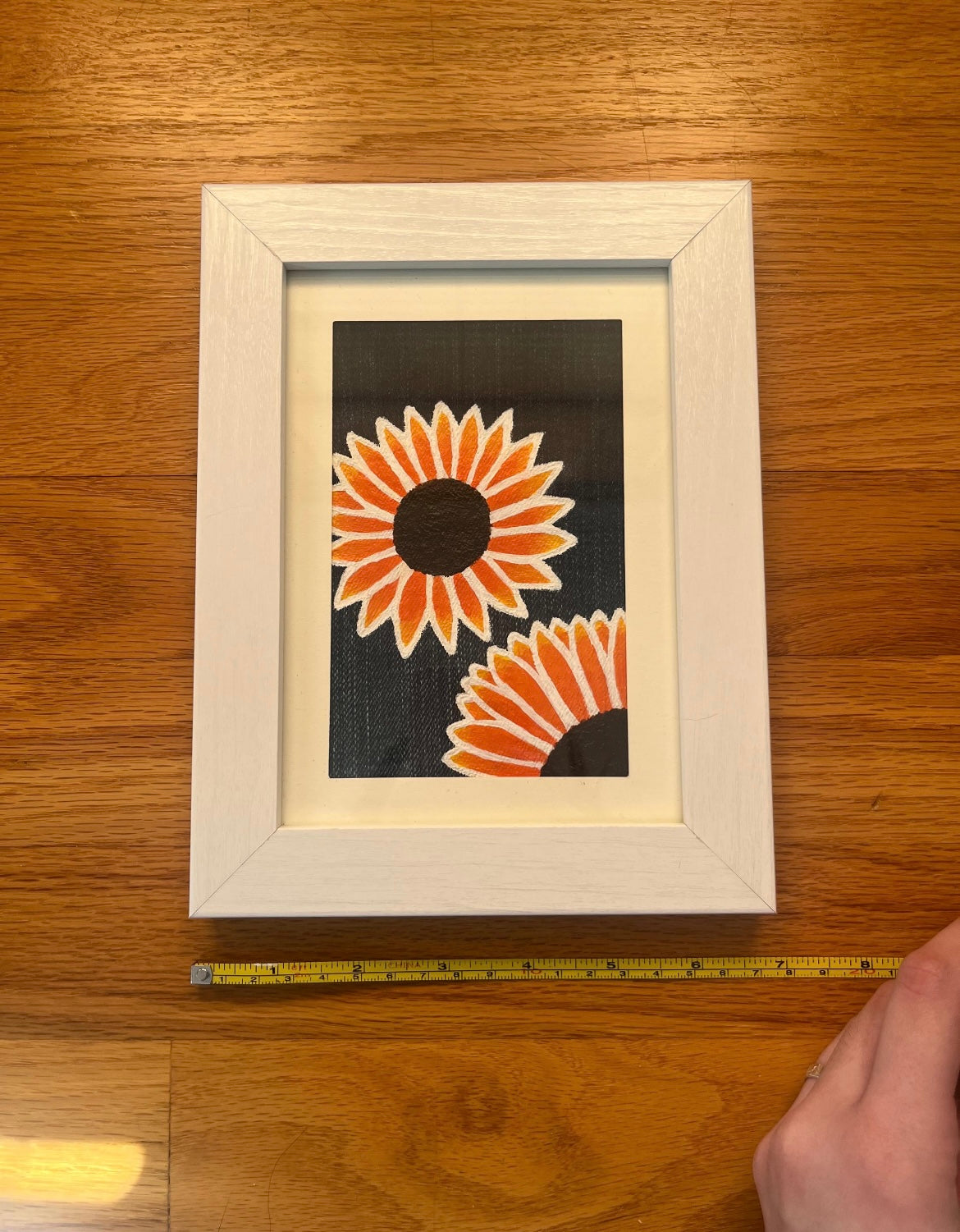 Sunflower Denim Decor / 5x7 / Denim Decor