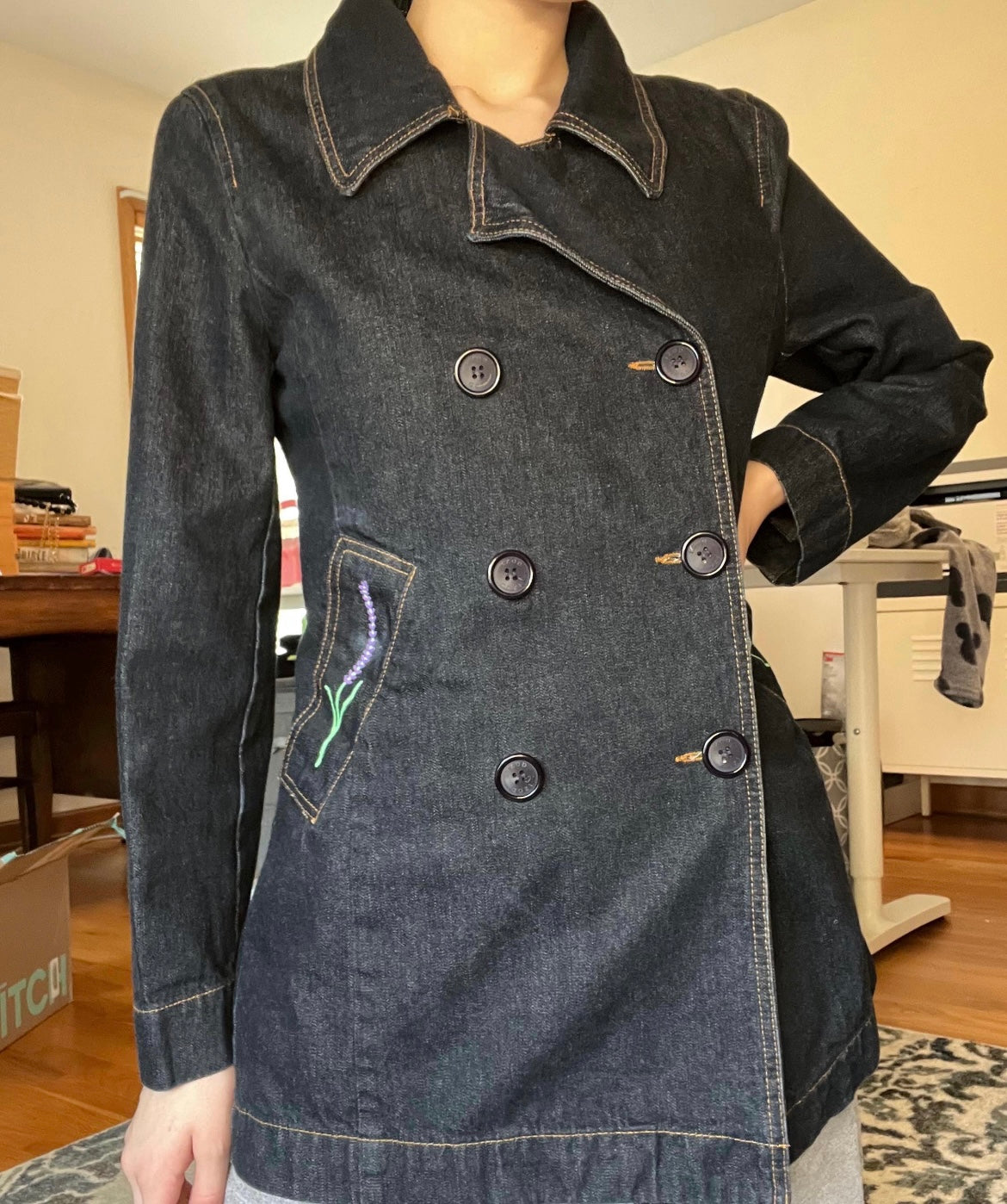 Lavender Bouquet Jacket / Size S