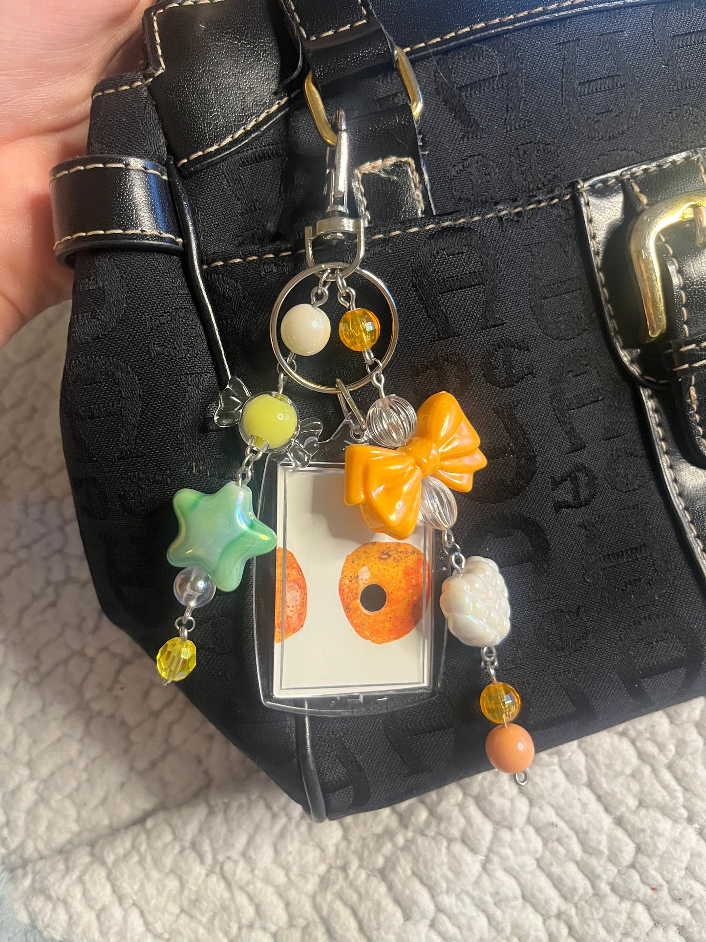 Peaches & Pickles Bag Charm