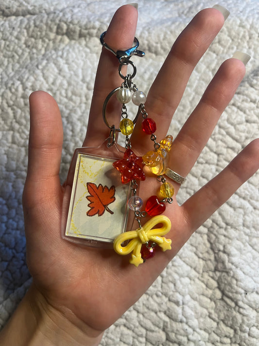 Falling Leaves Bag Charm