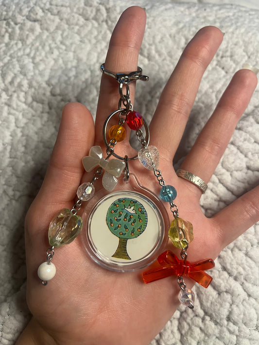 Dove In The Tree Bag Charm