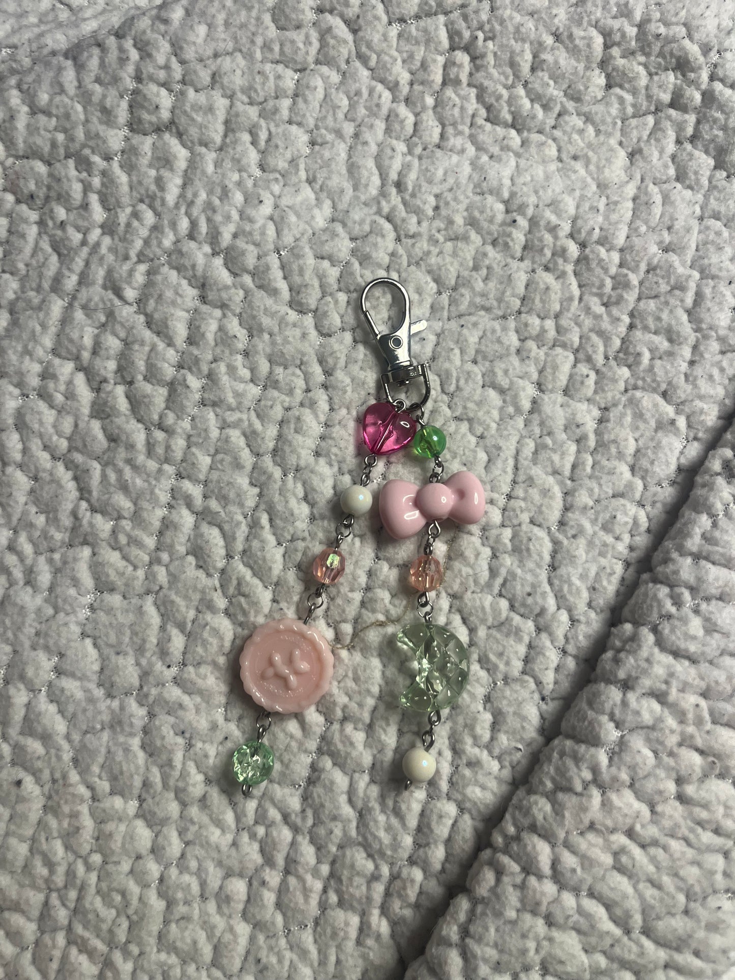 Pink Garden Bag Charm